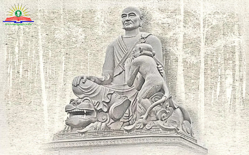 Tượng Vạn Hạnh Thiề Sư.